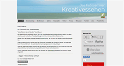 Desktop Screenshot of kreativessehen.de