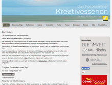 Tablet Screenshot of kreativessehen.de